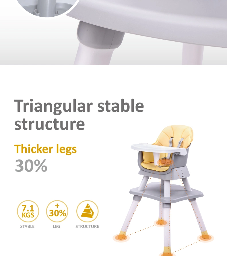 6 in 1 Multifunctional Baby High Chair